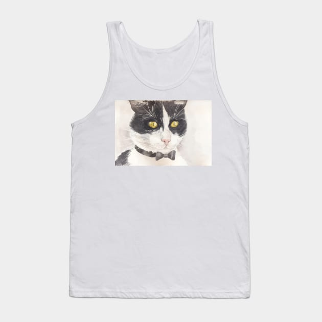 Tuxedo cat Tank Top by katerinamk